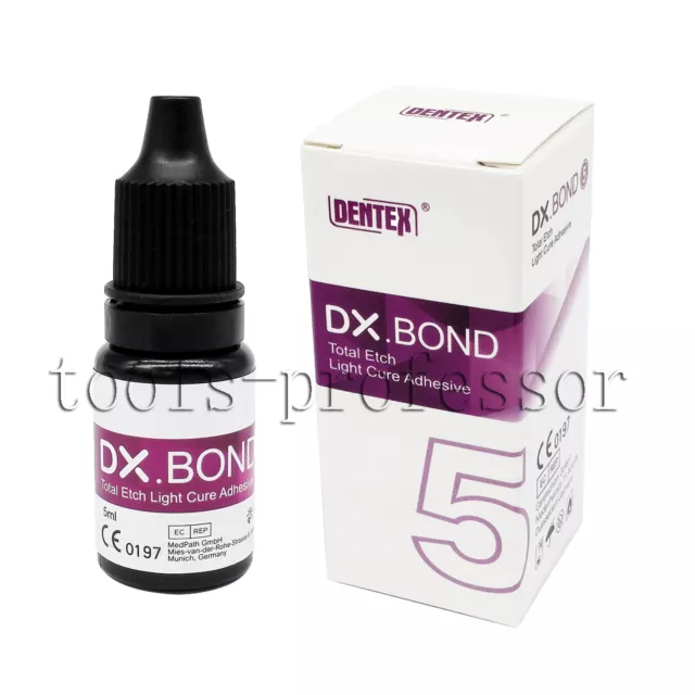 DX.BOND V Dental Light Cure Dentin Enamel Resin Bonding Adhesive 5ml Dentex