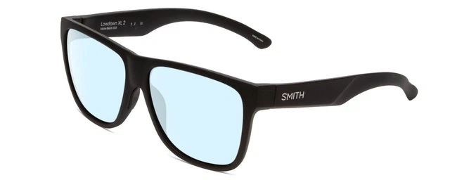 Smith Lowdown XL 2 Klassisch 60mm Designer Blau Licht Blockieren Brille Schwarz