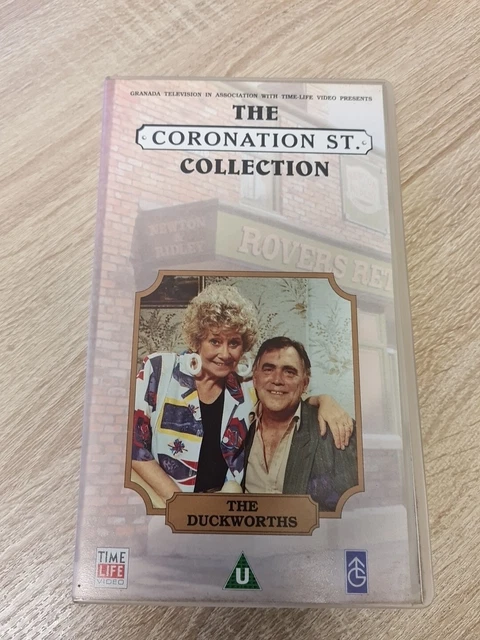 The Coronation St. Collection - The Duckworths PAL VHS Video Tape +SIGNED  Card