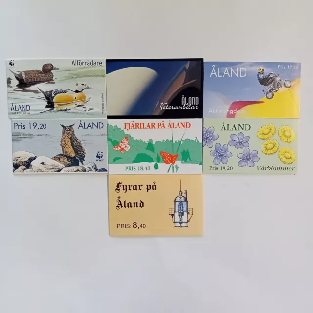 Aland Åland stamps unused lot Finland vintage stamp collection Posti Finnish new