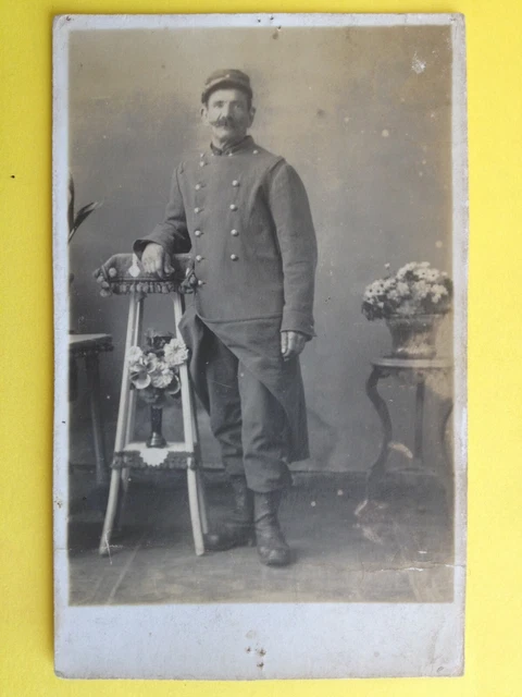 Carte Photo Poilus - Roger et Paul Martin