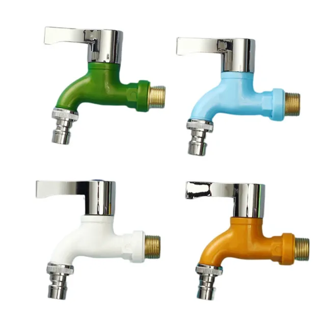 4 Colors Faucet 1/2" Male Wall Mounted Washing Machine Faucet Balcony Faucet WY8