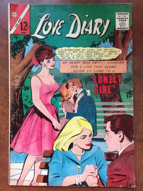 Love Diary #37 Charlton 1965 VG