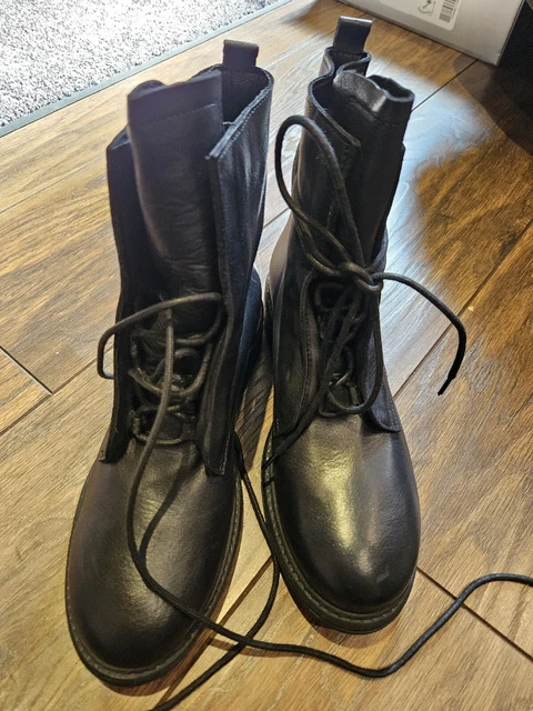 Stivali neri in pizzo Clarks Rixle taglia UK 5