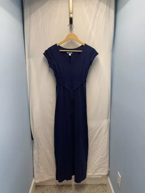 Old Navy Maternity Dress Navy Blue Half Sleeve Size Extra Small