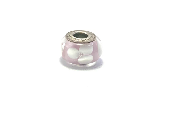 Genuine Silver 925 Chamilia Murano Glass Pansy Charm  PH1424
