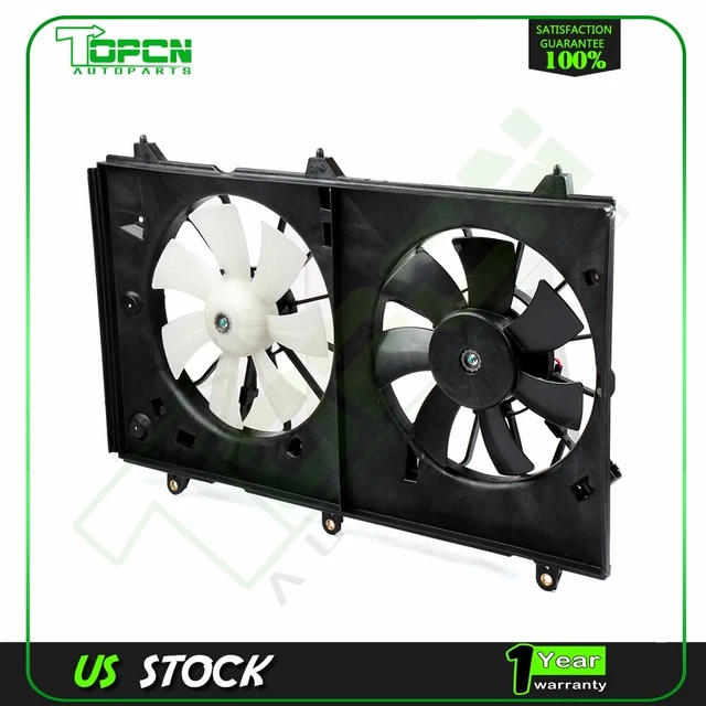 RADIATOR CONDENSER COOLING Fan Assembly For 2003 2004 20052007 Honda