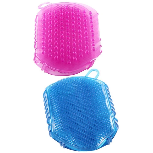 2 piezas masajeador corporal cepillo de masaje ducha exfoliante de espalda