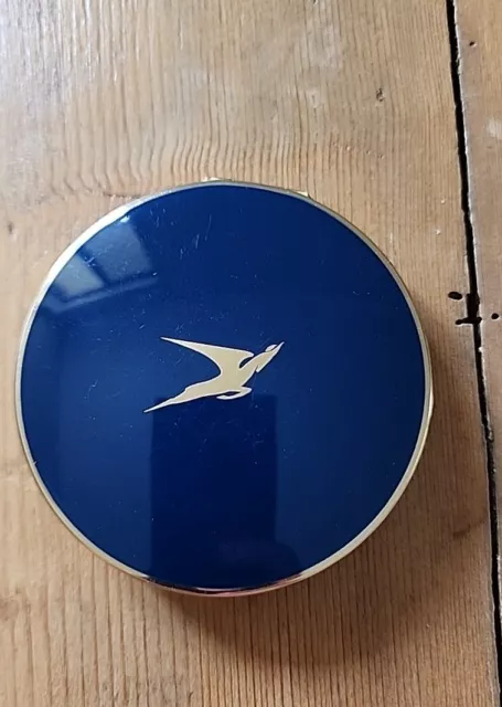 Blue Stratton South African Airways Make Up Powder Compact Made In England