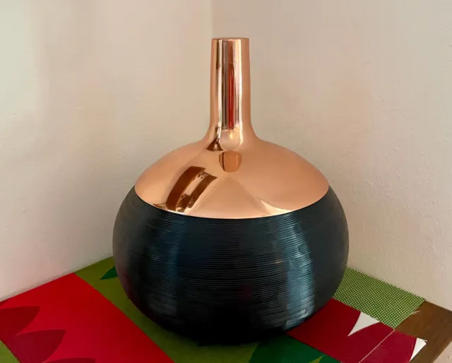 Tom Dixon Plum Ice Bucket , Glass With Copper lid, just in time for the Holidays