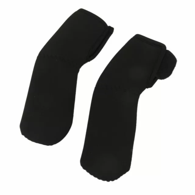 Black Slip On Grips Soft Covers for Icoo Handlebar Infant Stroller Frame Baby 2