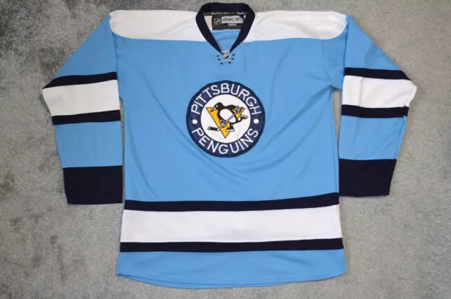 Pittsburgh Penguins Nhl Ccm Player Fit Hockey Reebok Jersey  Size 56 Dnk