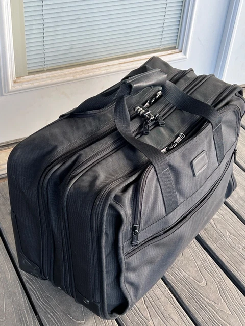 Tumi Classic Black 2 Wheel Garment Carry On Bag 21" 2277D3 Nice Condition 3