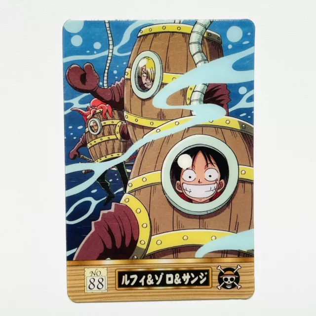 One Piece Trading Card Gumi No.265 Kokoro / Chimney / Gonbe Bandai Gummy  Card