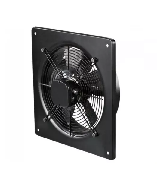 300mm Industriel Axial Plaqué Extracteur Ventilateur Métal Commercial