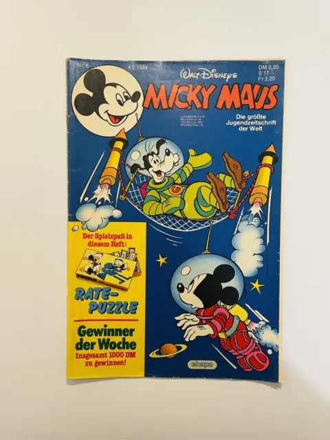Micky Maus Heft 1984 Nr. 6 #A4