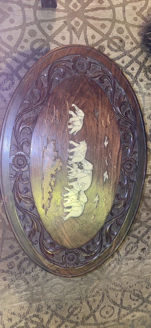 19th century Indian/Burmese hand carved occasional table
