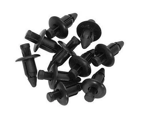 10 Clips De Panneau Plastique Beige Pour Volvo C70/S60/S80/V70 - Réf. 39964090, Diamètre 6 Mm