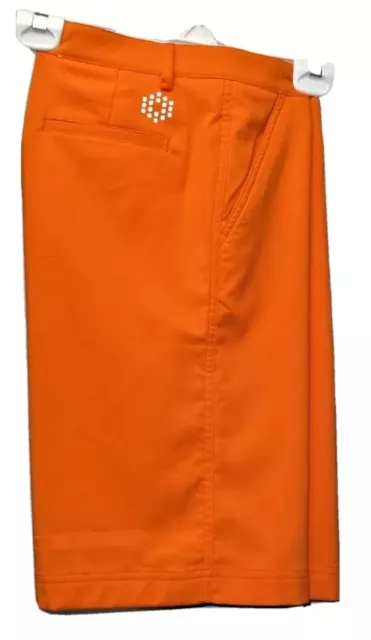 Puma Tech Junior Boys Size XL vibrant orange polyester golf shorts 562806 NWT 2