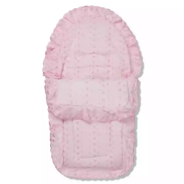 Broderie Anglaise Car Seat Footmuff / Cosy Toes Compatible with Babystyle 3