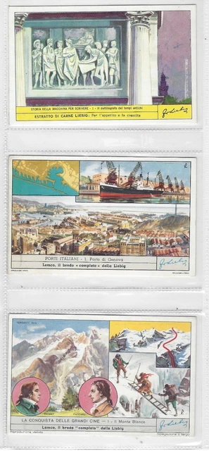Liebig serie n° 1756-n°1784-n°1857 mini lotti