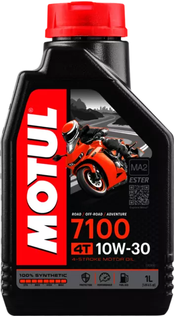 Motul Huile Lubrifiante 4T 7100 10W30 4T 1L