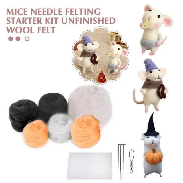 Halloween Mouse , Needle Felted Mouse, Needle Felted Animal, Needle Felted Doll`