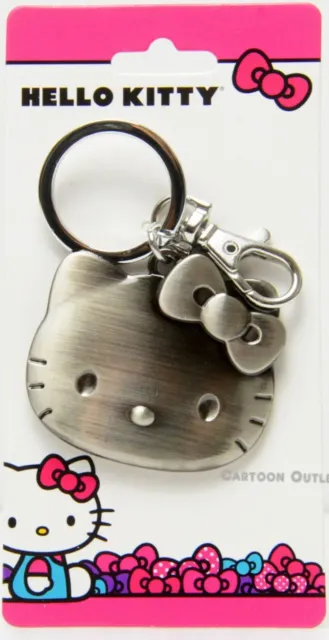 Hello Kitty Sanrio Pewter Key Chain Large Size/ 7 Available