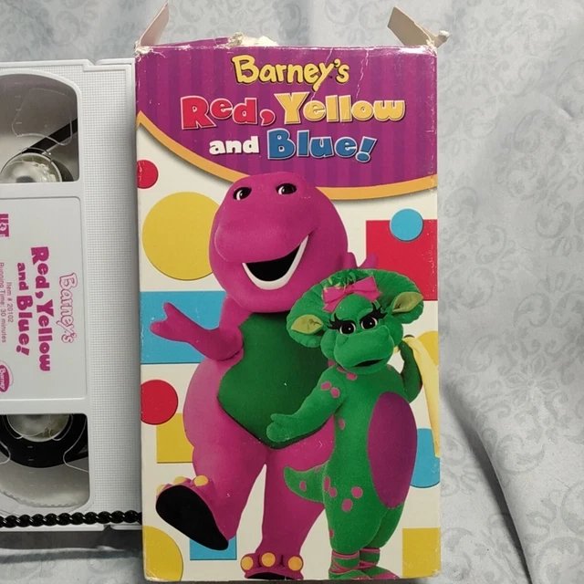 Barney Red Blue And Circles Too Vhs BARNEY'S: RED, YELLOW AND BLUE! (vhs) Barney & Friends SWB Combined