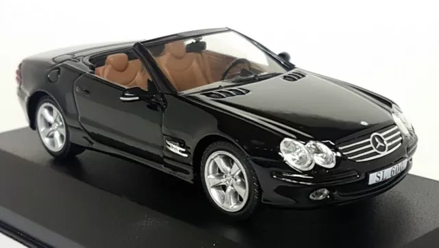 Atlas 1/43 Mercedes Benz SL600 (R230) Black - Scale - Diecast model Car