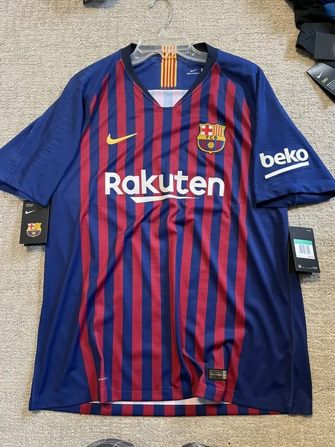 NIKE VAPORKNIT 2018 FC Barcelona Stadium Home Jersey 894417 456