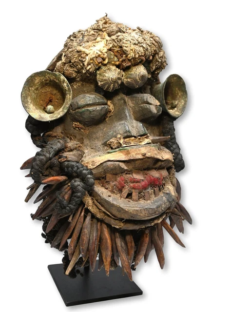 A Dramatic Old Guere Mask Ex Scanzi Collection