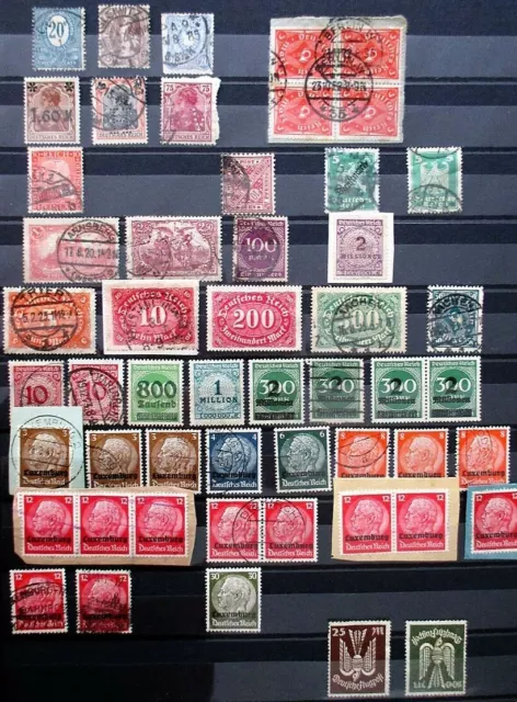 Kleines Lot von 50 Briefmarken:Deutschland