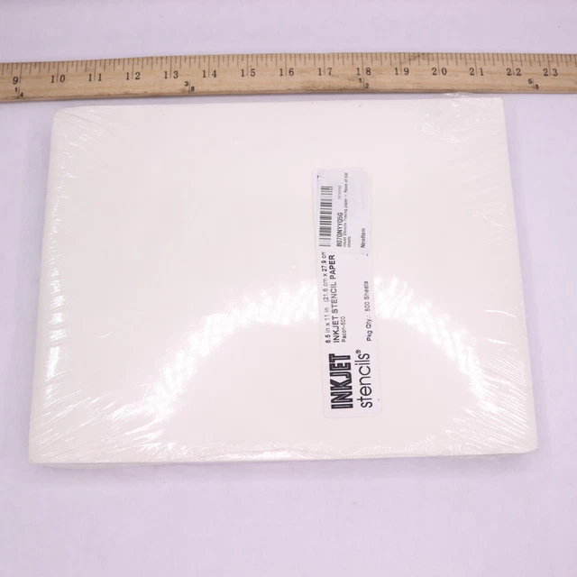 INKJET STENCILS TRACING Paper Ream of 500 Sheets 8.5" x 11" 30.59