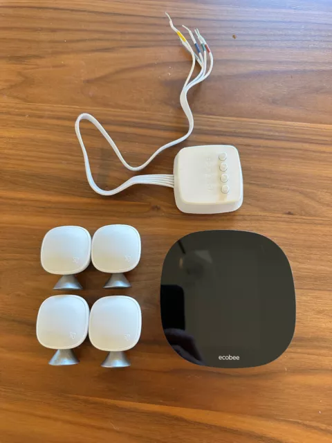 ecobee3 lite Smart Thermostat & four ecobee temperature sensors ecobee3 lite Smart Thermostat & four ecobee temperature sensors