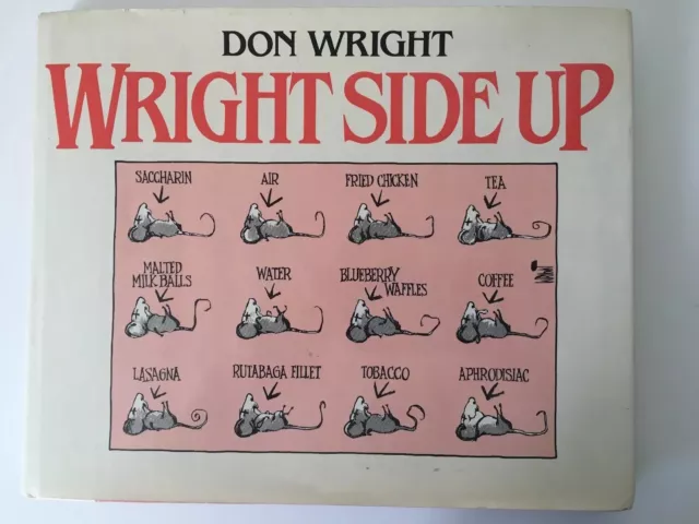 Don wright “WRIGHT SIDE UP" Signed book by author