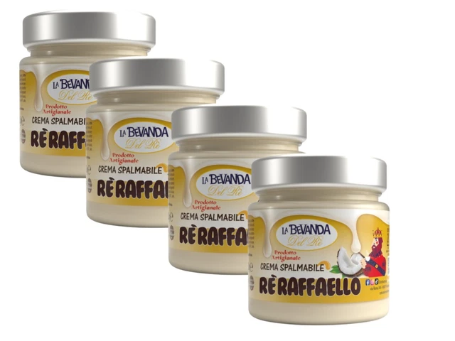 4 Creme Spalmabili Rè Raffaello Crema Al Raffaello Spalmabile  LA BEVANDA DEL RE