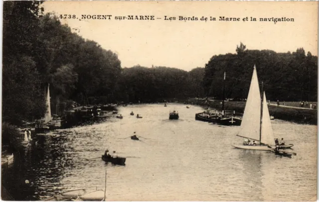 CPA Nogent sur Marne Les Bords de la Marne et la navigation (1348081)