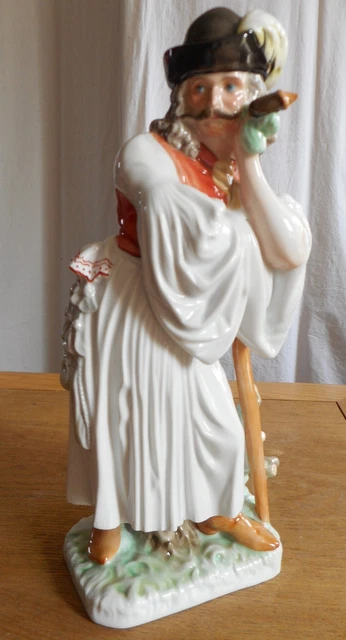Meissen - Figure en porcelaine d’un berger avec
