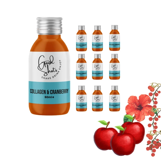 MARINE COLLAGEN PEPTIDE Shots, Skin Glow, Vit C £19.99 - PicClick UK