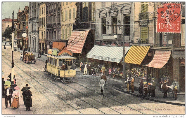 54 NANCY - rue saint dizier - point central (tranway)