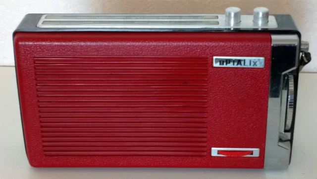 Radio, transistor vintage Optalix - France - Années 60-70 Radio, transistor vintage Optalix - France - Années 60-70
