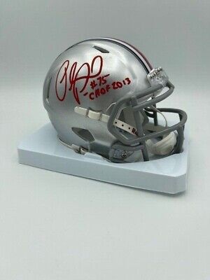 Sam Darnold New York Jets Signed Autograph CHROME Speed Mini Helmet Steiner Sports Certified ****BLOWOUT SALE**** 