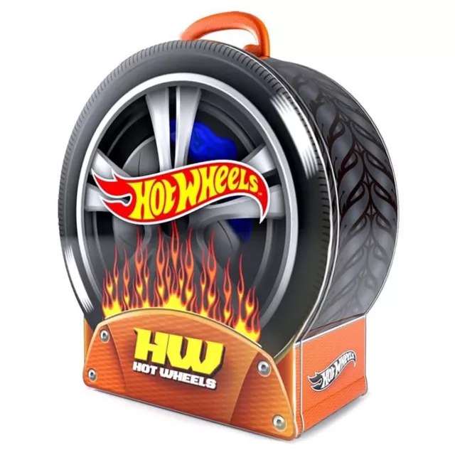 Hot Wheels Metal Coche Almacenaje Funda Para Agarre Fácil Carga Mango 29 Cast