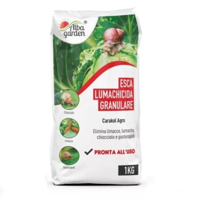 Lumachicida Granulare Esca Lumache Lumaca Limacce Chiocciole 1 Kg Anti Lumache