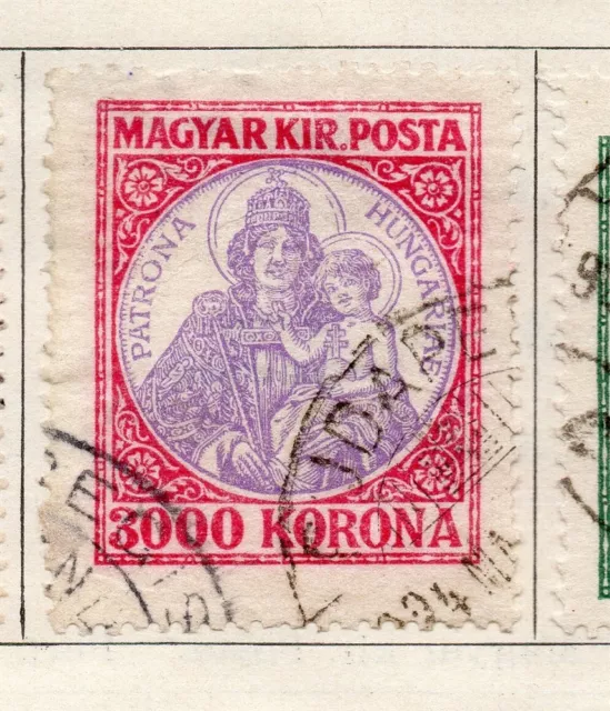 Hungary 1921 Early Issue Fine Used 3000k. 234579