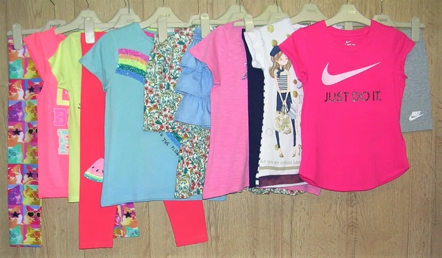 NEXT MAYORAL M&S NIKE etc Girls Summer Bundle Tops Shorts Dress Age 6-7 122