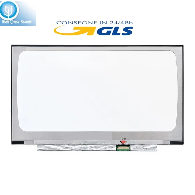 Display LCD Schermo 15,6 Slim LED compatibile con Acer ASPIRE E1-522 connettore 30 pin
