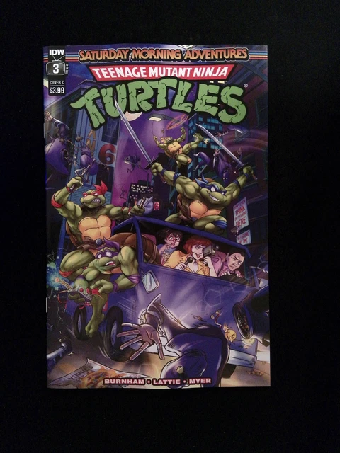 TMNT Saturday Morning Adventures #3C IDW 2022 NM Myer Variant