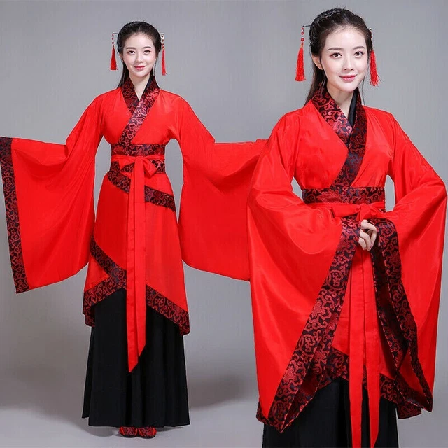 Abito Tradizionale Cinese Hanfu Donna - Costume Antico Per Spettacoli E Feste - Foto 9